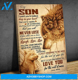 Wolf Canvas Gift For Daughter - Hanging Art For Bedroom