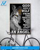 Wolf God Made The Soul Of Angel Easter Canvas And Poster, Wall Decor Visual Art, Wall Poster, My Poster Wall