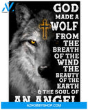 Wolf God Made The Soul Of Angel Easter Canvas And Poster, Wall Decor Visual Art, Wall Poster, My Poster Wall