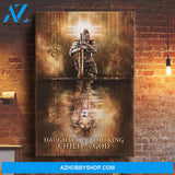 Woman warrior - Daughter of the king, child of God Jesus Portrait Canvas Prints - Wall Art