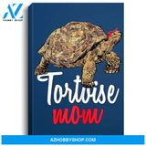 Womens African Spurred Mom Sulcata Tortoise Portrait Canvas
