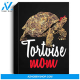 Womens African Spurred Mom Sulcata Tortoise Portrait Canvas