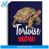 Womens African Spurred Mom Sulcata Tortoise Portrait Canvas