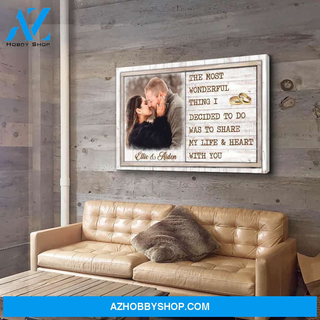 Wonderful Thing - Personalized Custom Photo Canvas