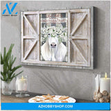 Wonderful World Beautiful Cow Farm Farmhouse Canvas Wall Art, Wall Decor Visual Art Decor, Gifts For Cow Lovers