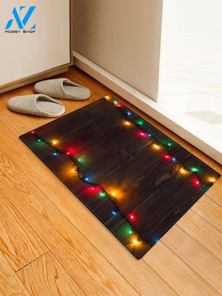 Wooden Christmas Light CLH0910260D Doormat