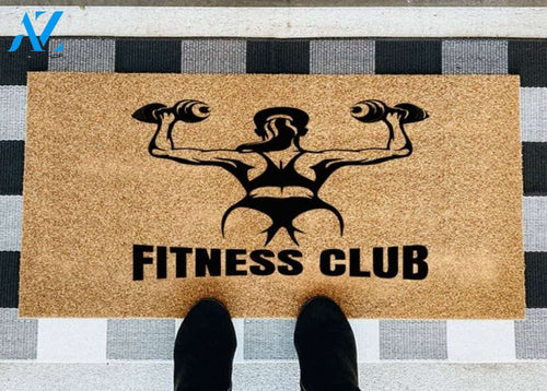 Workout Gym Outdoor Decor - Fitness Club Doormat Doormat Housewarming Gift Family Welcome Mat Gift For Friend Family