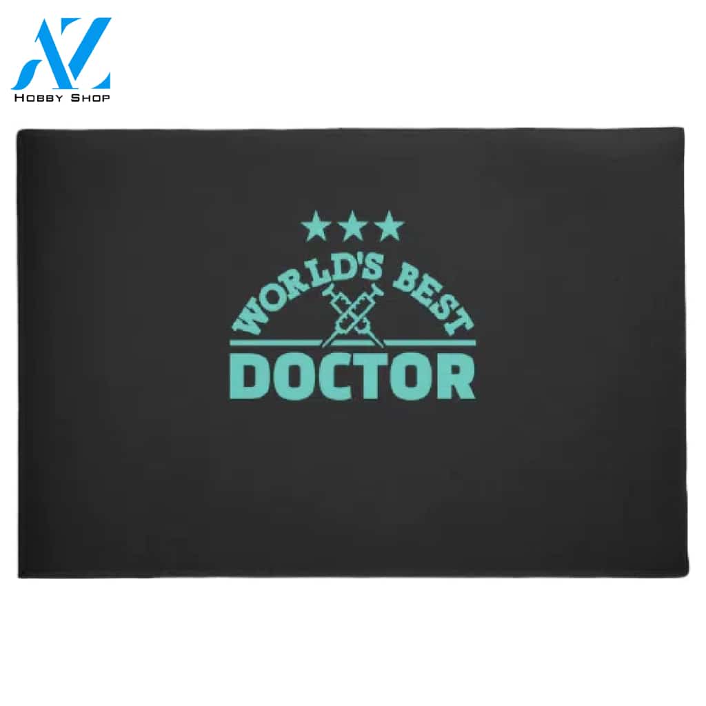 World Best Doctor Doormat Welcome Mat House Warming Gift Home Decor Funny Doormat Gift Idea