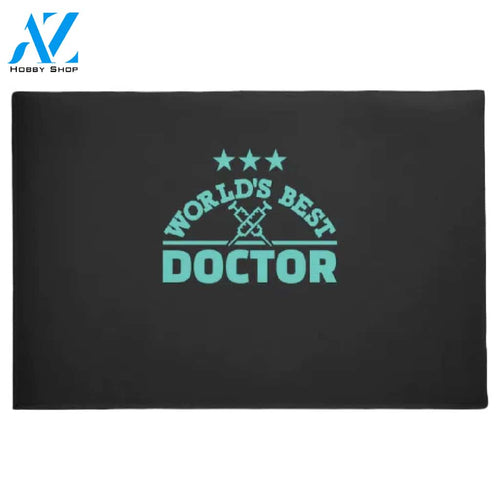 World Best Doctor Doormat Welcome Mat House Warming Gift Home Decor Funny Doormat Gift Idea
