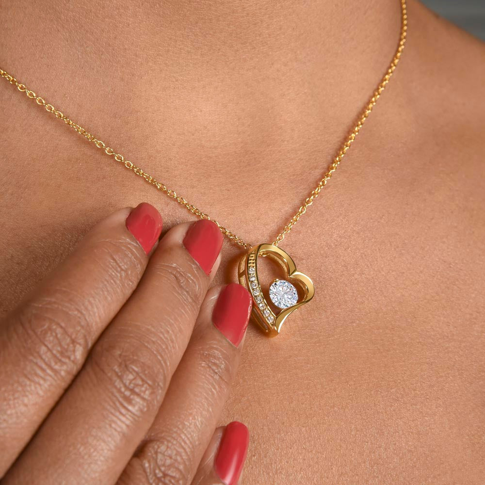 World's Greatest Mom - Forever Love Heart Necklace