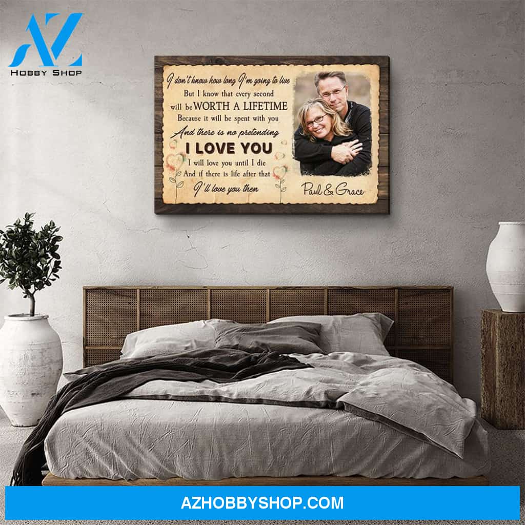 Worth A Lifetime - Personalized Custom Photo Canvas