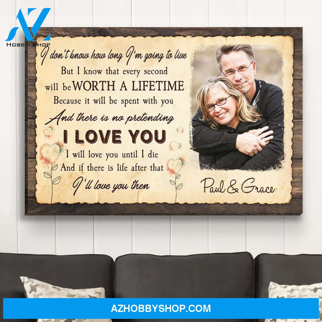 Worth A Lifetime - Personalized Custom Photo Canvas
