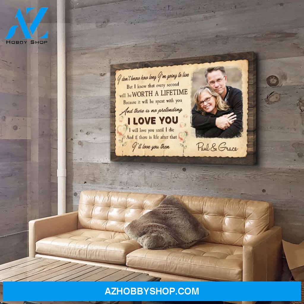 Worth A Lifetime - Personalized Custom Photo Canvas
