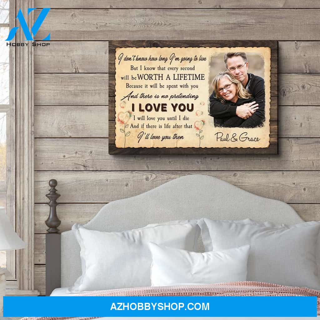 Worth A Lifetime - Personalized Custom Photo Canvas