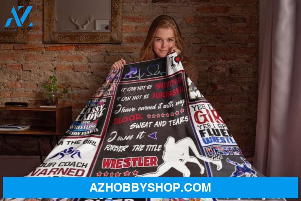 Wrestling Blankets Eat Sleep Wrestle Repeat Fleece Blanket Home Decor Bedding Couch Sofa Soft And Comfy Cozy Wrestling Lovers Gift
