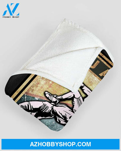 Wrestling You and Me Fleece Blanket Home Decor Bedding Couch Sofa Soft And Comfy Cozy Gift For Wrestling Lovers, Gift For Friend Family