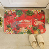 Flamingo Tropical Welcome Doormat | Colorful | Size 8x27'' 24x36''