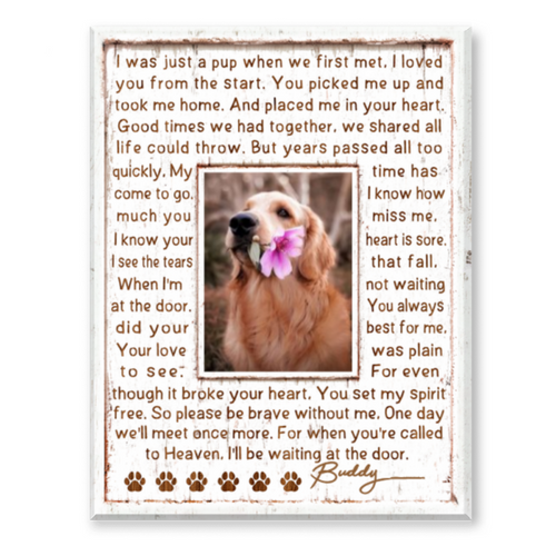 Personalized Dog Memorial Gift, Dog Remembrance Gift, Dog Loss Gift, Dog Passed Away Gift