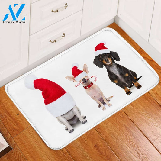 Xmas Doggo Cute Animal Printed Doormat Home Decor