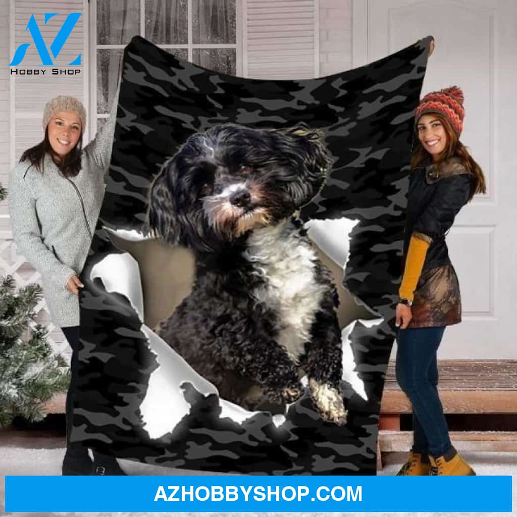 Xmas Fleece Blanket Havanese Dog Fleece Blanket - Fleece Blanket Christmas Gift Ideas
