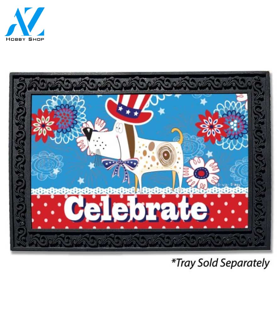Yankee Doodle Doggie Doormat - 18" x 30"