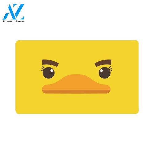 Yellow Duck Face Funny Animal Doormat Welcome Mat House Warming Gift Home Decor Funny Doormat Gift Idea
