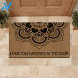 Yoga Doormat Leave Your Worry At The Door | Welcome Mat | House Warming Gift