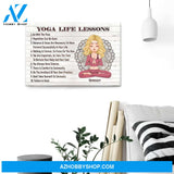 Yoga Life Lessons - Personalized Poster/Canvas - Christmas Gift For Yoga Lovers
