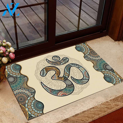 Yoga Mandala Pattern All Over Printing Doormat