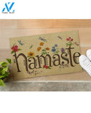 Yoga Namaste Floral Butterfly Doormat Gift For Yoga Lovers Birthday Gift Home Decor Warm House Gift Welcome Mat