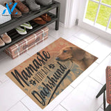 Yoga Namaste With Dachshund CL09100202MDD Doormat
