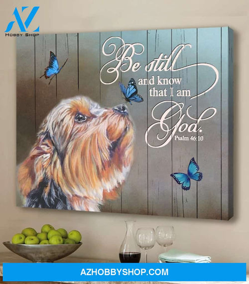 Yorkie Terrier - Hanging Art For Living Room