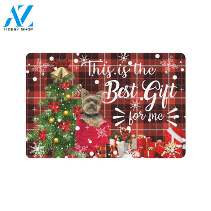 Yorkie This Is The Best Gift Doormat Indoor And Outdoor Mat Entrance Rug Sweet Home Decor Housewarming Gift Gift For Friend Family Stem Feminist