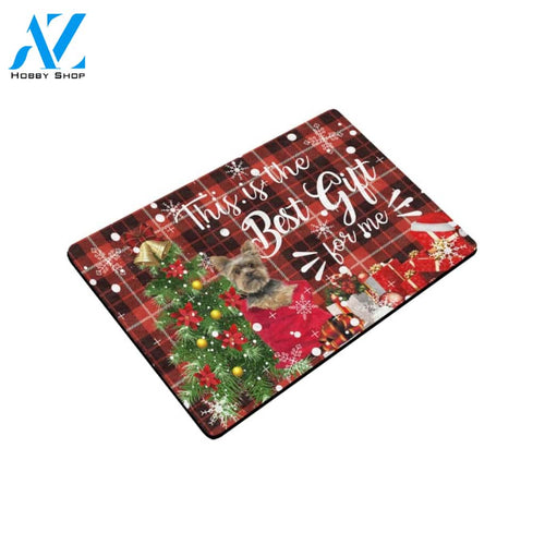 Yorkie This Is The Best Gift Doormat Indoor And Outdoor Mat Entrance Rug Sweet Home Decor Housewarming Gift Gift For Friend Family Stem Feminist
