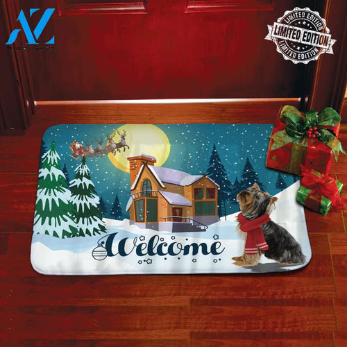 Yorkie Xmas Welcome Doormat – Doormat