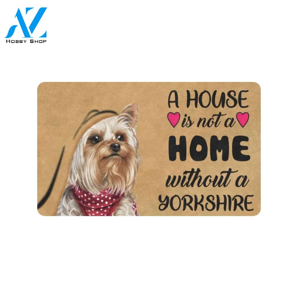 Yorkshire A House Is Not Home Doormat Indoor And Outdoor Mat Entrance Rug Sweet Home Decor Housewarming Gift Gift For Friend Family Stem Feminist