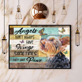 Yorkshire Angels Don'T Always Have Wings Paper Poster No Frame Matte Canvas Wall Decor