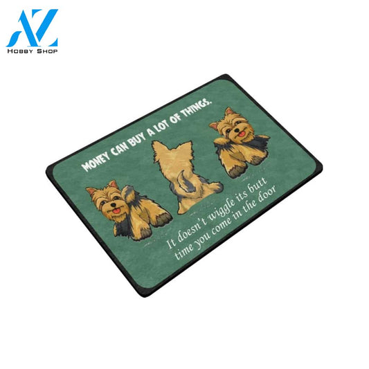Yorkshire Butt Time You Come In The Door Doormat Indoor And Outdoor Mat Entrance Rug Sweet Home Decor Housewarming Gift Gift For Friend Family Stem Feminist