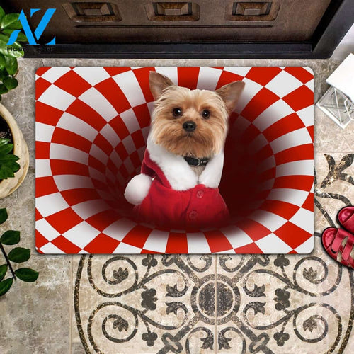 Yorkshire Christmas - Dog Doormat - Welcome Mat - Home Decor - Christmas Gift Decor