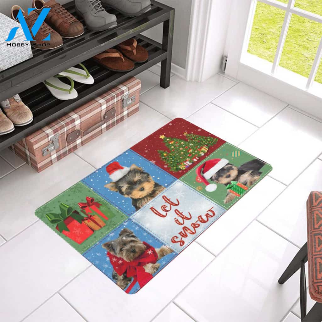 Yorkshire Let it Snow Doormat Gift For Yorkshire lovers Gift For Friend Family Home Decor Warm House Gift Welcome Mat