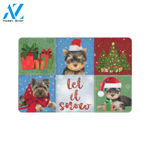 Yorkshire Let it Snow Doormat Gift For Yorkshire lovers Gift For Friend Family Home Decor Warm House Gift Welcome Mat