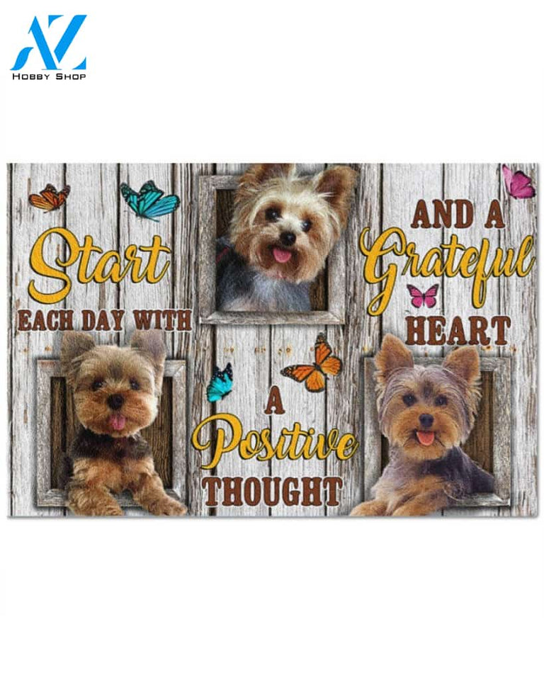 Yorkshire Start each day gift for you Doormat | Welcome Mat | House Warming Gift