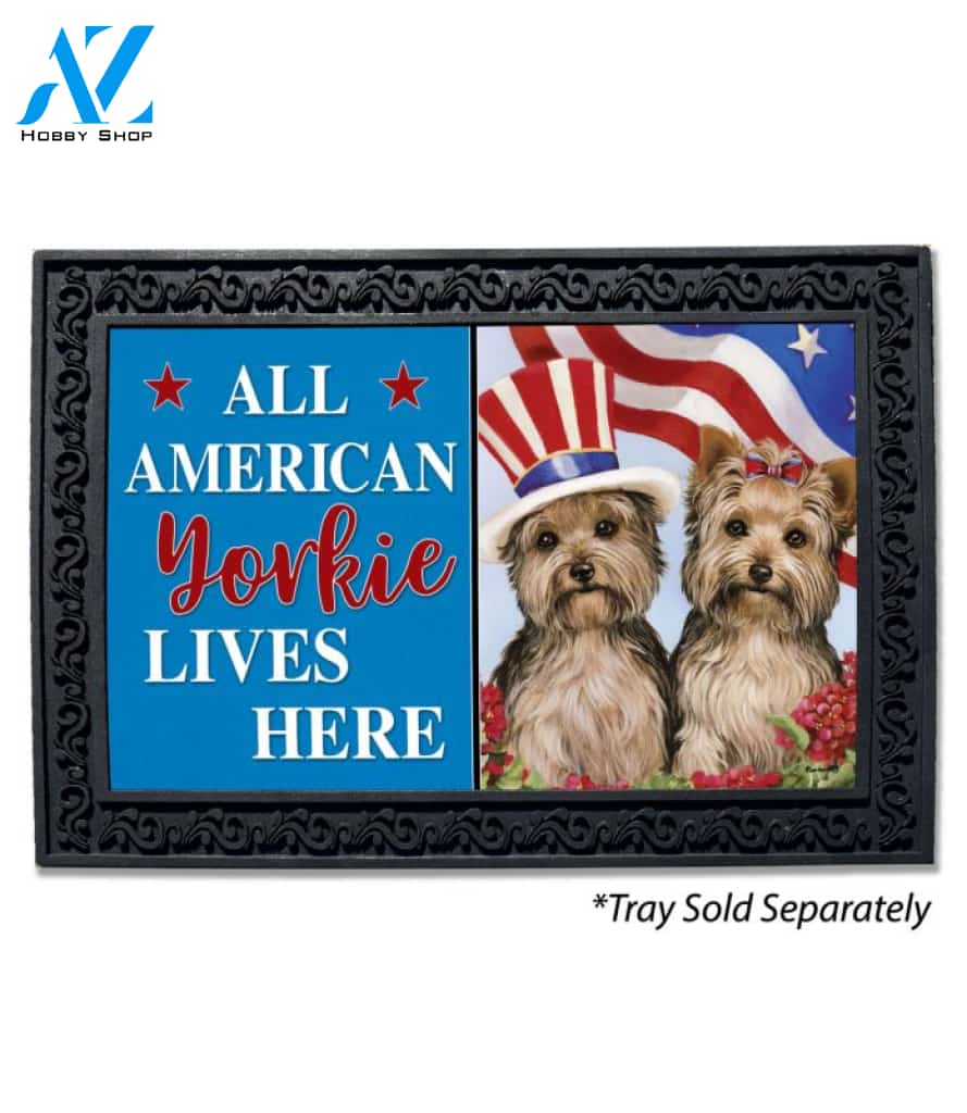 Yorkshire Terrier American Pride Doormat - 18" x 30"