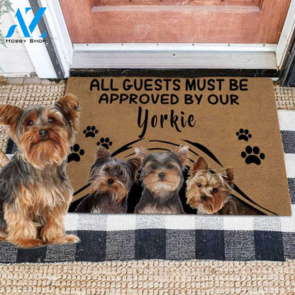 Yorkshire Terrier Approved Doormat Home Decor – Doormat