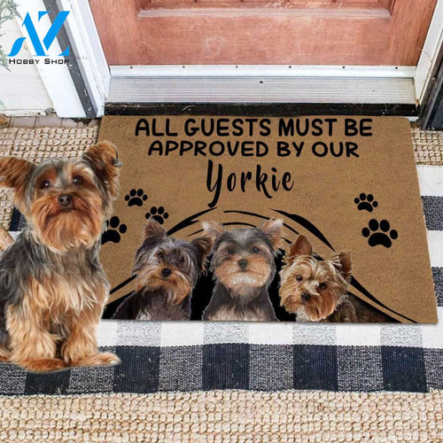 Yorkshire Terrier Approved Doormat Home Decor – Doormat