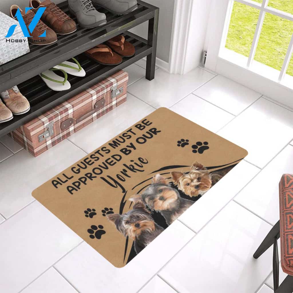Yorkshire Terrier Approved Doormat Home Decor – Doormat