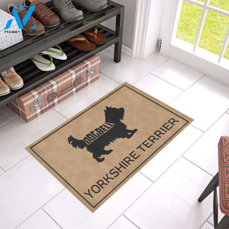 Yorkshire Terrier Dogbell Doormat | Welcome Mat | House Warming Gift