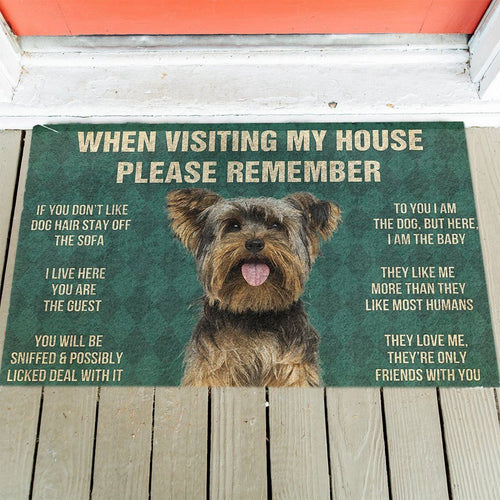 Yorkshire Terrier's Rules Doormat