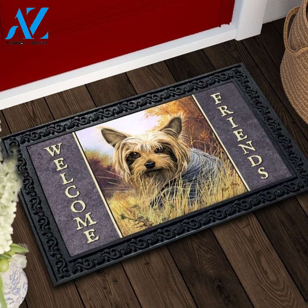 Yorkshire Terrier Field Doormat - 18" x 30"