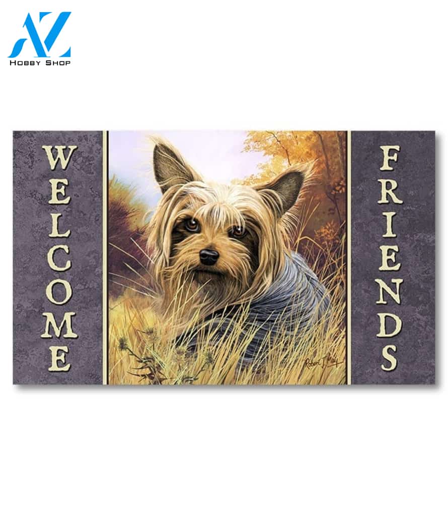 Yorkshire Terrier Field Doormat - 18" x 30"